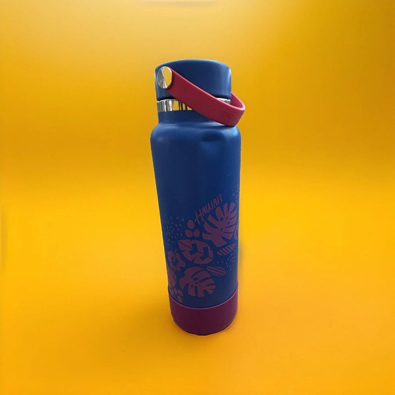 Hydro Flask Hawaii Hydrangea Wide Mouth Flex Cap And Boot Hydrangea Hydrangea