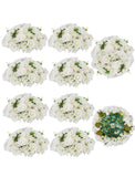 BLOSMON Artificial Flower Balls Wedding Centerpieces 10 Pcs 15.7" Large White... Hydrangea