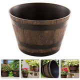 Household Flowerpot Garden Bonsai Planter Resin Planter Pot Decorative Pot Garden Plants
