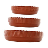 15 Pieces Plant Saucers Plant Trays for Windowsill Indoors Outdoor Garden Garden Plants