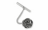 Carnation Tie Tack Jewelry Sterling Silver Handmade Flower Tie Tack CN1-TT Carnation