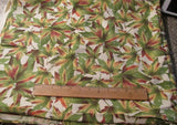1 yard 30" x 44" Quilt Fabric Signature Classics Oakhurst Beige Green Leaf Plant Flowering Plants