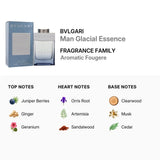 Glacial Essence by Bvlgari, 3.4 oz EDP Spray Men - NEW (Discounted Price) EDP