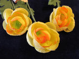 Vintage Millinery Flower Ranunculus 1.5