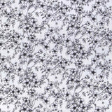 Black and White Flowers Floral Sketch Fabric Cotton Apparel Quilt Fabric  w1/4 Flowering Plants