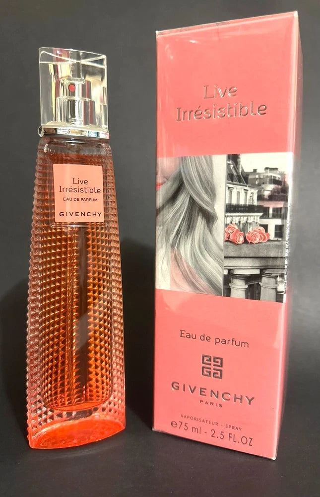 Givenchy LIVE IRRESISTIBLE Edp 2.5 oz spray 75ml Eau de Parfum Original Sealed EDP