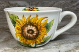 Large Coffee Mug Big Yellow Sunflower. Maxcera. 16 Ounces. New. Sunflower