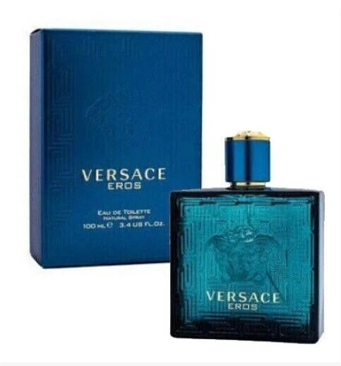 Versace Eros by Gianni Versace Cologne Spray for Men EDT 100 ml / 3.4 oz New EDT