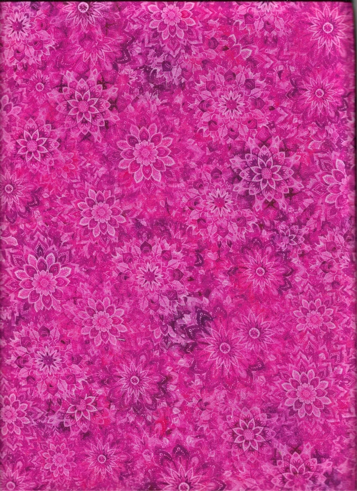 100% cotton floral fabric "Dancin' Dahlias" by MDG Fabrics Flowering Plants