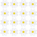 Daisy Flower Iron On Patches Embroidered Applique for Clothing Repair 30pcs Daisies