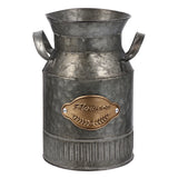 1PC Retro Flowers Container Iron Planter Dried Flower Vase for Home Garden Garden Plants