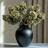 Green Hydrangea Artificial Flowers,Fake Fall Flowers Silk Hydrangea with Stem... Hydrangea