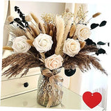 100pcs Artificial Flower Arrangements with Vase pampas bouquet in vase Pampas Grass