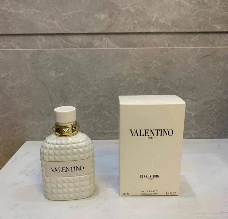 Valentino Uomo Born In Roma Ivory Eau De Toilette 3.4 oz / 100mL For Men EDT