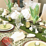 Fake Moss Dark Green 39x39" Artificial Grass Decor Crafts Table Green Plant