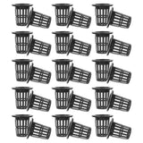 50 Pcs Plastic Hydroponic Plant Grow Baskets Net Pot for Garden Use Garden Plants