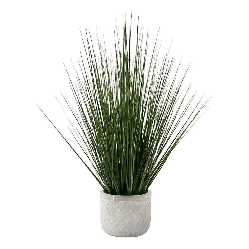 Artificial Plant - 21" Tall - Grass - Indoor - Table - Potted - Green Grass Green Plant