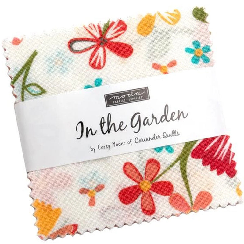 In the Garden Mini 2.5" Charm Pack by Corey Yoder for Moda Fabrics Flowering Plants