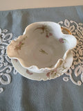 Antique Haviland Limoges France Pink Carnation Porcelain Gravy Dish Carnation