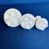 Set of 3/Hydrangea Flower Plunger Cutters/Cake Decorating/Fondant/Gum Paste Hydrangea