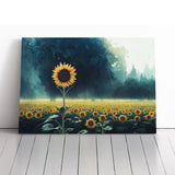 Favourable Sunflowers Canvas Wall Art Print Framed Picture Decor Living Room Sunflower