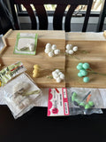 Vintage Fake Silk Flower Poppy Centers Wool Daisy Hearts Styrofoam Japan (2) Lot Daisies