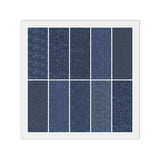 BLUE Layer Cake: 20) 10" x 10" Squares, 100% Quilting Cotton Fabric, Dups Flowering Plants
