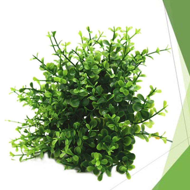 10 Pcs Artificial Eucalyptus with Pot Tropical Plants Decoration Green Plant