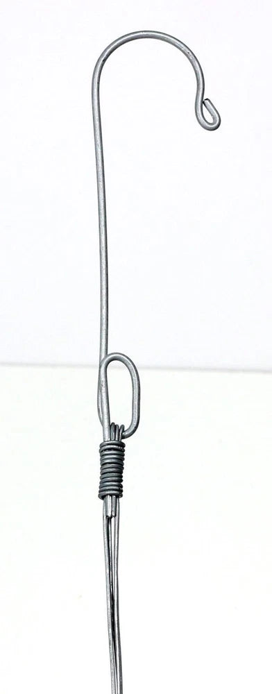 3 wire (3 leg) steel hook hanger for baskets 27" - set of 2 Orchids