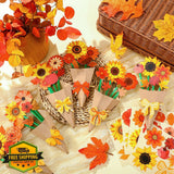 Motipuns Thanksgiving Flower Craft Kit, DIY Sunflower Bouquet Sunflower
