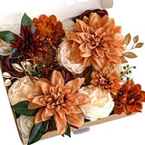 Artificial Flowers for DIY Wedding Decoration Bridal Bouquet Rustic Terracotta Bouquet
