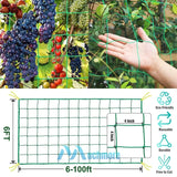 Heavy-Duty Growing Net Garden Trellis Netting for Vine Plants Fruits Flowers Veg Garden Plants