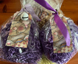 One Handmade Bag Purple Grass Easter Decor Easter Basket Filler Dried Flower