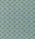 SOANE BRITAIN FABRIC 'BURDUR LEAF  - MIRAGE' 3 METRES (300cm) - LINEN Flowering Plants