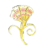 VTG Franklin Mint 1986 The Christmas Carnation Sterling Silver Brooch/Pin 925 Carnation