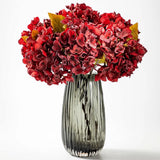 Silk Fall Flowers Artificial Silk Dried Hydrangea Flowers Artificial Fall Flower Dried Flower