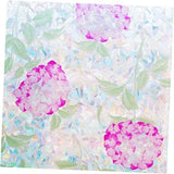 No Glue Window Film Hydrangea Flower Privacy Stained Glass Sliding Door Film Hydrangea