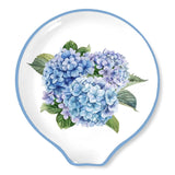 4.7inch Hydrangea Spoon Rest Small Watercolor Blue Flower Coffee Spoon Holder... Hydrangea