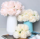 5Heads Artificial Fake Flowers Large Peony Silk Hydrangea Wedding Party Decor Hydrangea