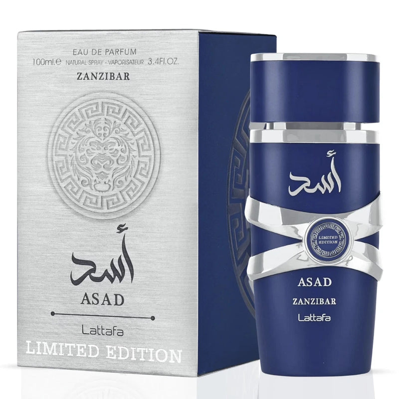 Asad Zanzibar Limited Edition Eau de Parfum Spray by lattafa (3.4oz) | NEW BOX EDP