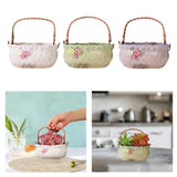 Handheld Basket Planter Container Garden Pot Decoration Elegant Sturdy Gardening Garden Plants