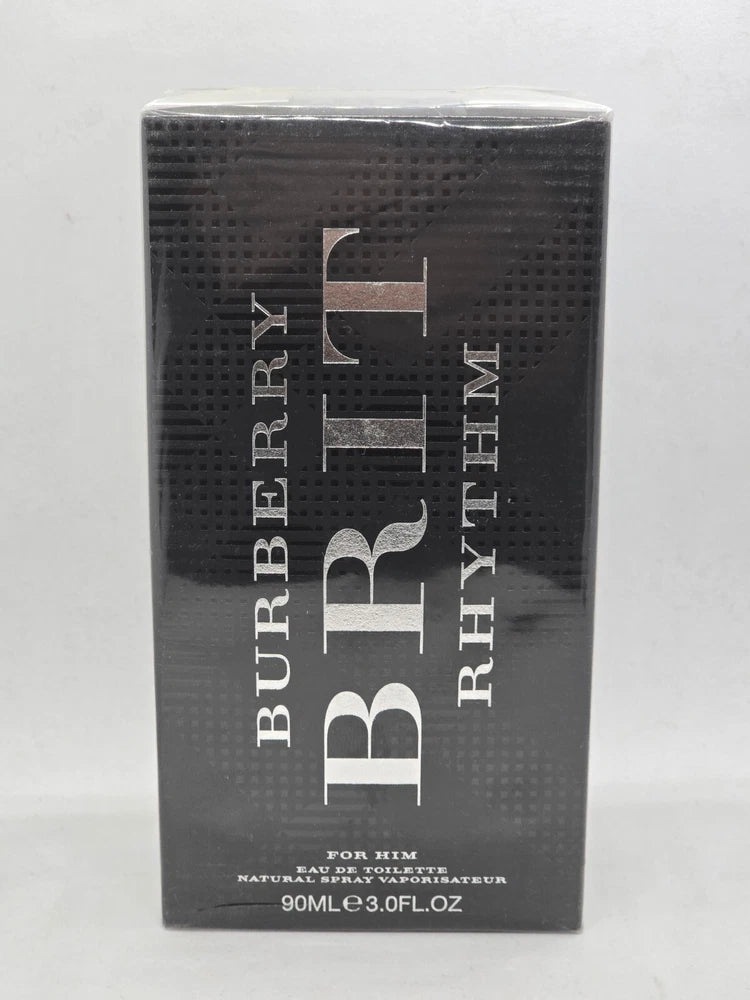 Burberry Brit Rhythm Men Eau De Toilette New & Sealed 3.0 oz 90 ml NIB EDT