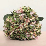 FAUX SILK HYDRANGEA WEDDING FAKE FLORAL PLANT ARTIFICIAL FLOWERS PARTY DECOR Green Plant
