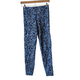 Tuckernuck Blue Sport Hydrangea Floral Leggings Size Small - Excellent! Hydrangea