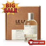 Le Labo Santal 33 Eau de Parfum Spray 3.4 Oz / 100 ML For Unisex New In Box Bouquet