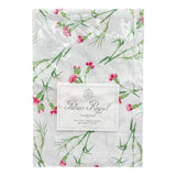 France Yves Delorme Palais Royal Carnation Flower Scallop Boudoir Pillow Sham Carnation