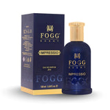 Fogg Scent Impressio EDP Perfume for Men, 3.4oz Long-Lasting, 100ml For Gift EDP