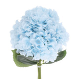Artificial Flowers 5 Bundles, Blue Fake Hydrangea Plants for Wedding Outdoor Hydrangea