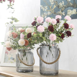Artificial Flowers for Home Decor Green Plants Indoor Fake Lilac Green Plant