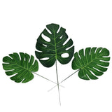 10Pcs Artificial Leaves Flower Arrangements Monstera Plant Leaf Green Plant
